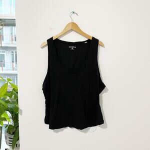 J. Crew Mercantile Black Tank Size 2X